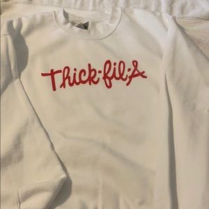 Thick-fil-A sweatshirt, medium, good condition